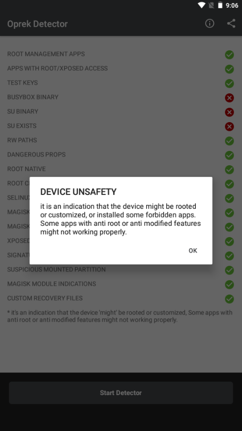 Oprek Detector检测软件